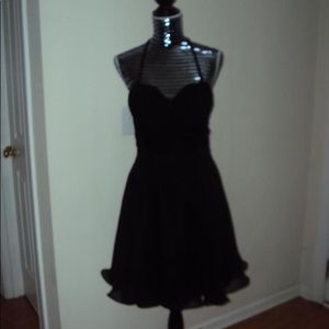 Black cocktail dress.
